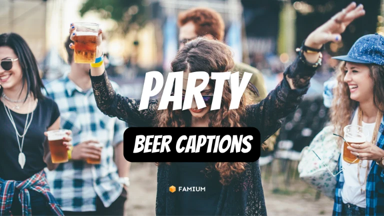 Party Beer Captions for Instagram